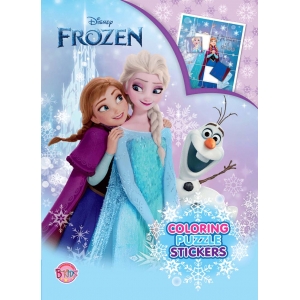 FROZEN COLORING PUZZLE STICKERS